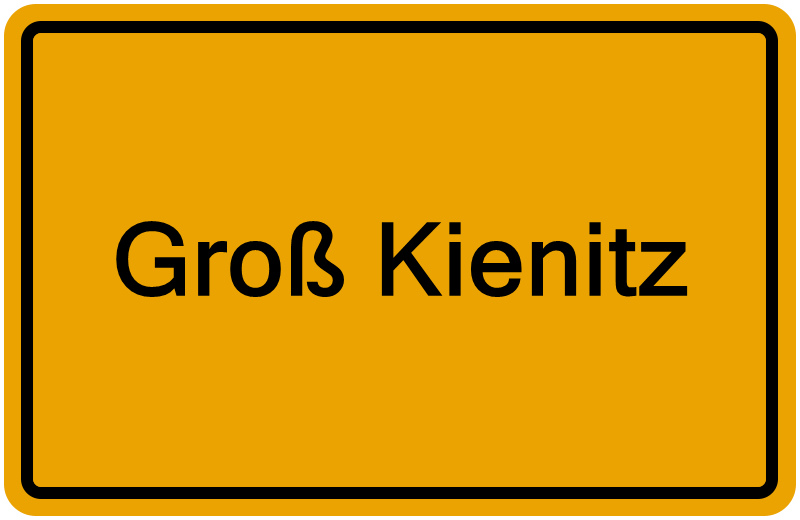 Handelsregisterauszug Groß Kienitz
